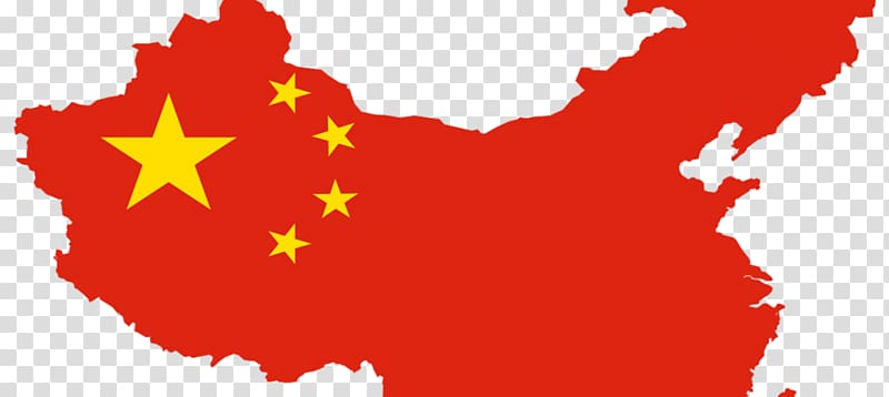 Flag of China Map National flag, China transparent background PNG clipart