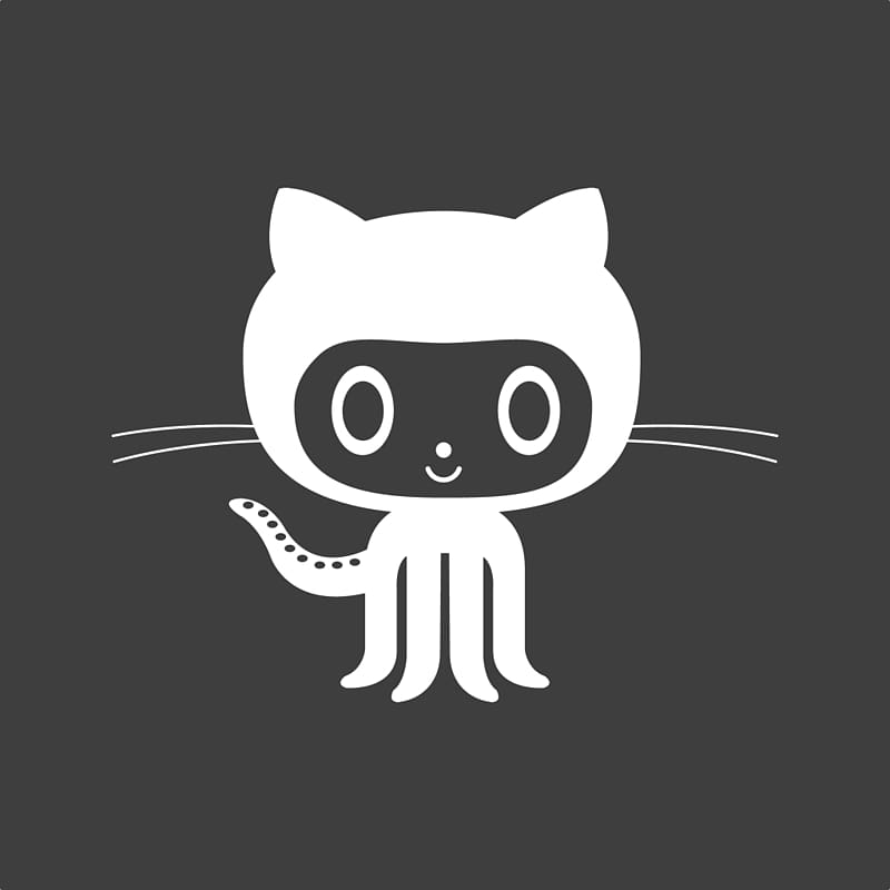cat illustration, logo small to medium sized cats font, Github transparent background PNG clipart
