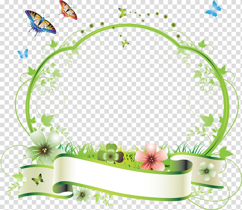 Frames Flower , kwiaty ramka transparent background PNG clipart