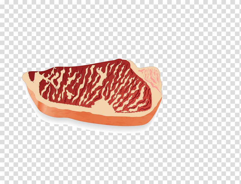 Meat Beef Pork Lamb and mutton, Red simple food pieces of meat transparent background PNG clipart