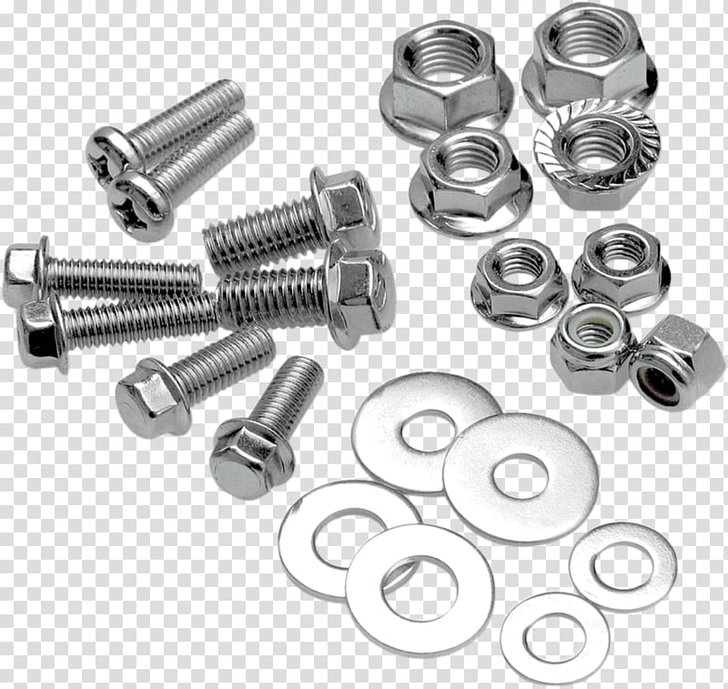 Nut Bolt Flange Motorcycle Screw, free buckle nuts transparent background PNG clipart