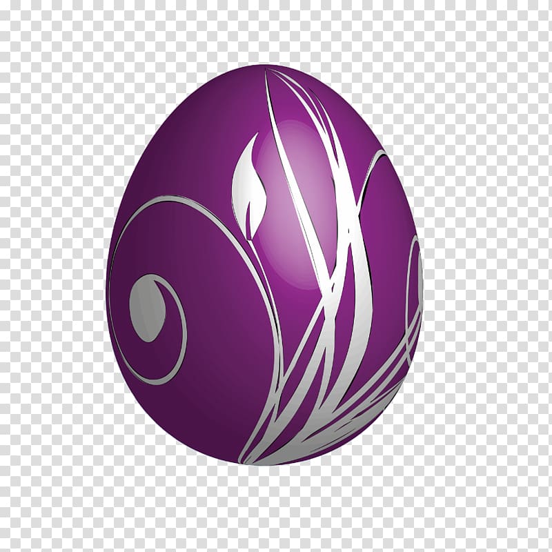 purple egg illustration, Easter egg , Large Purple Easter Egg transparent background PNG clipart