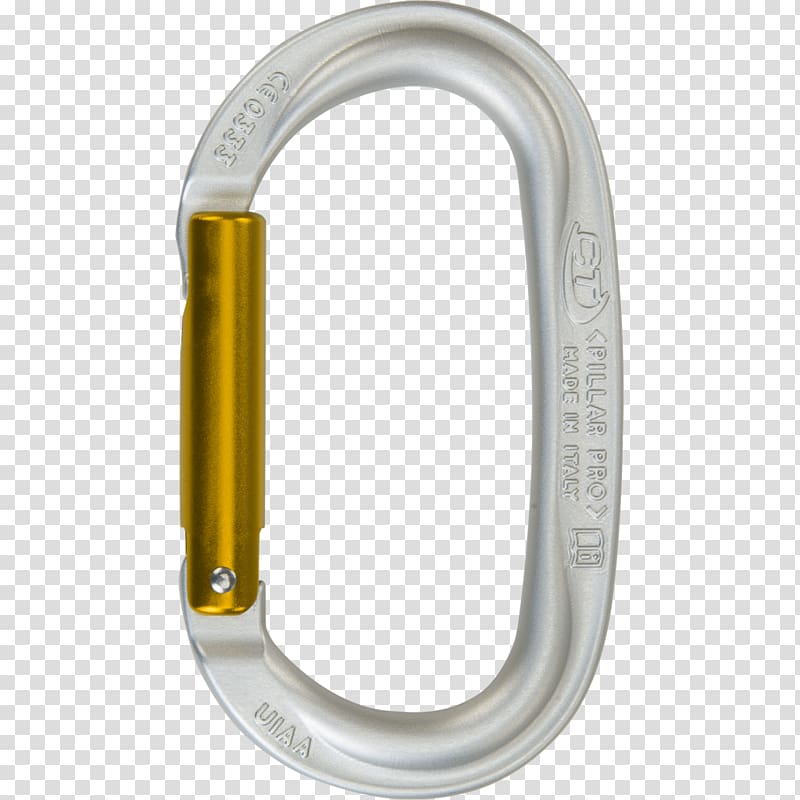 Carabiner Climbing Spring-loaded camming device Quickdraw Coinceur, carabiner transparent background PNG clipart