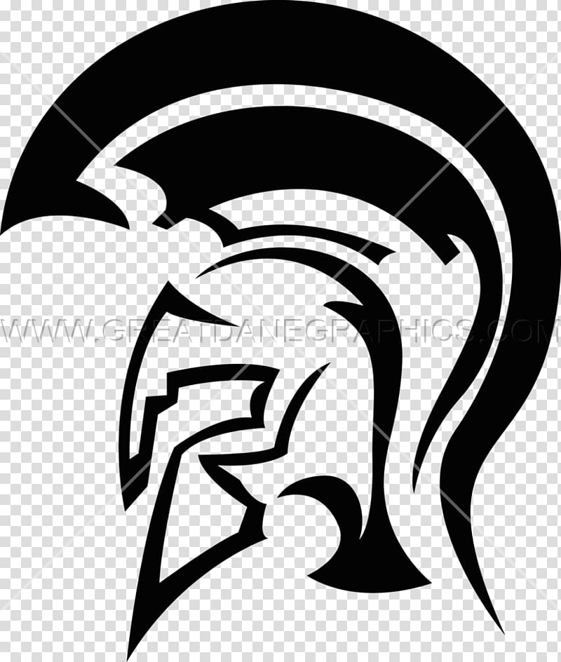 Spartan army T-shirt Helmet Sticker, trojans transparent background PNG clipart