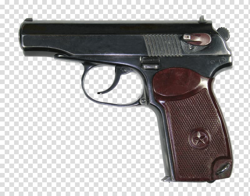 black and brown semi-automatic pistol, Makarov pistol 9×18mm Makarov Firearm Weapon, Makarov Handgun transparent background PNG clipart