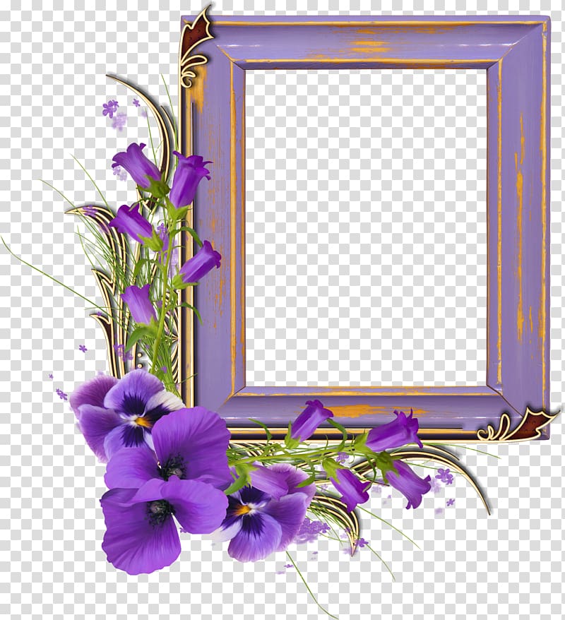 YouTube , flower frames transparent background PNG clipart