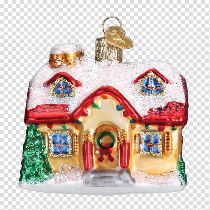 Christmas ornament Georgia Institute of Technology Gingerbread house, christmas transparent background PNG clipart