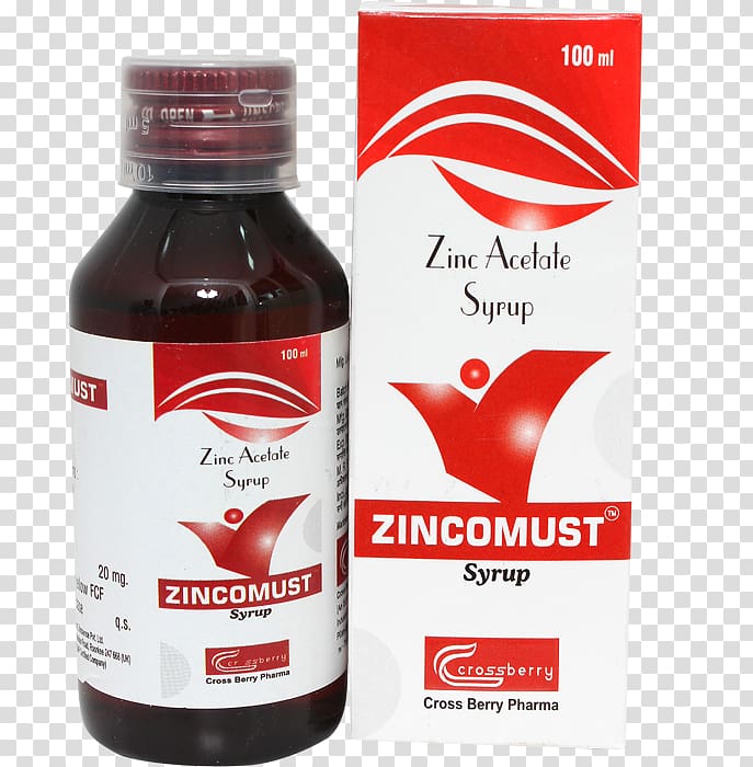 Zinc acetate Liquid Syrup, alimentary transparent background PNG clipart