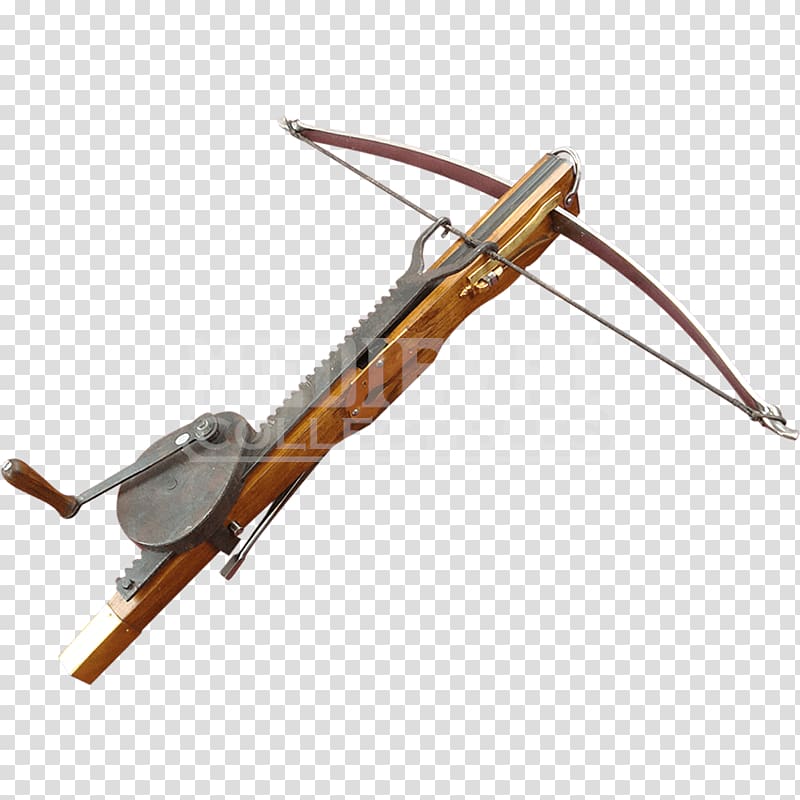 Crossbow Weapon Middle Ages Arbalest Archery, european arrows transparent background PNG clipart