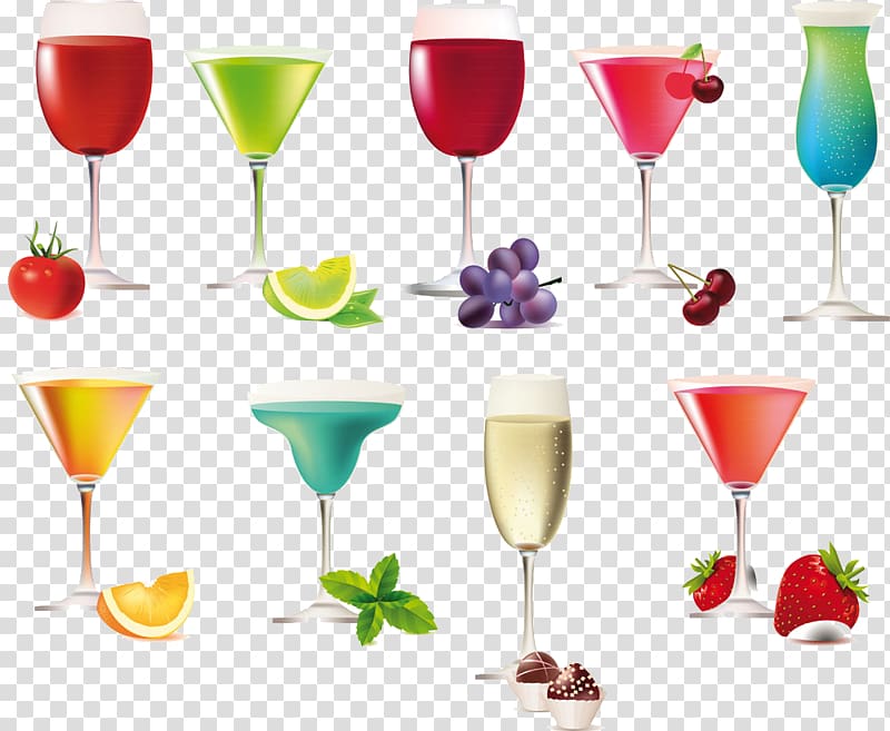Strawberry juice Cocktail Daiquiri, Summer drinks transparent background PNG clipart