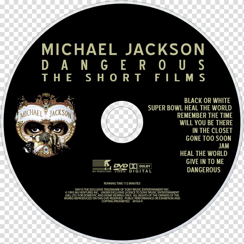 Dangerous Compact disc DVD Music STXE6FIN GR EUR, dvd transparent background PNG clipart