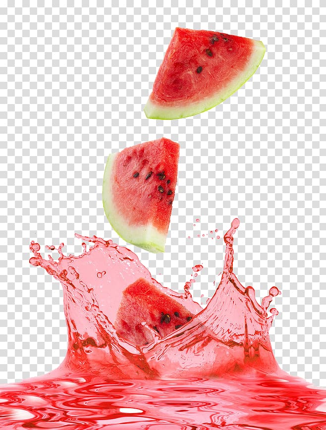 Juice Watermelon Drink Food, watermelon, sliced red watermelons transparent background PNG clipart