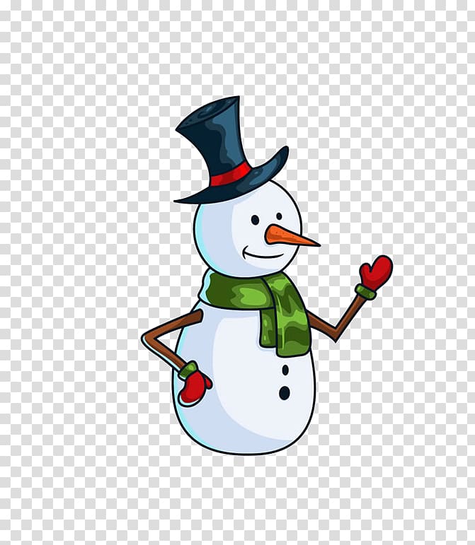 Printed T-shirt Snowman Cartoon, snowman transparent background PNG clipart