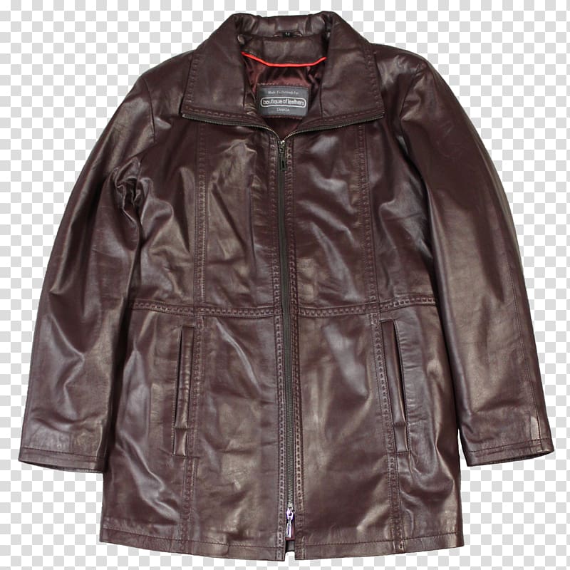 Leather jacket Coat Lining, fur coat transparent background PNG clipart