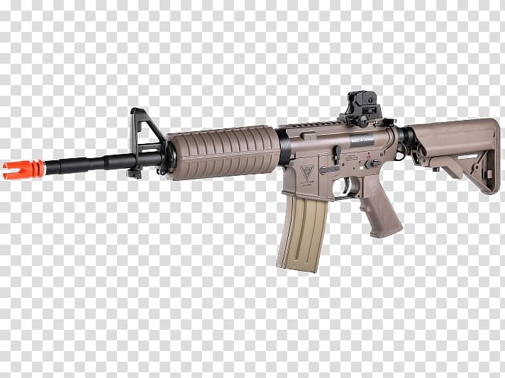 Airsoft Guns M4 carbine Rifle Close Quarters Battle Receiver, m4 carbine transparent background PNG clipart