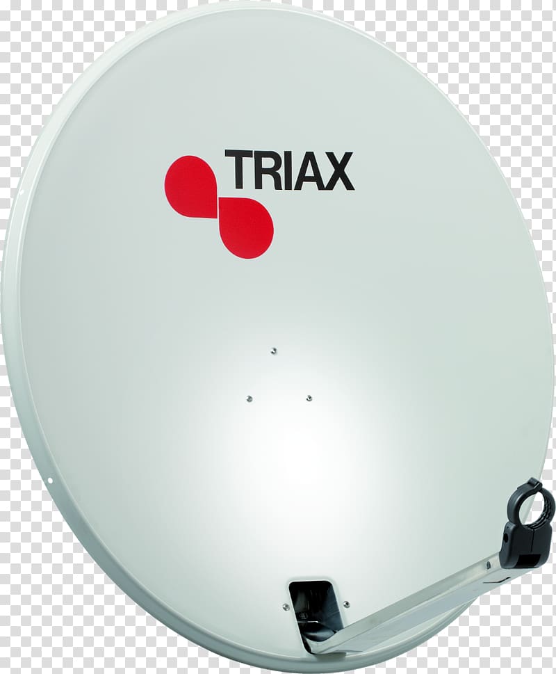 Triax Dish 78 cm 37.1 dB Anthracite Parabolic antenna Aerials Low-noise block downconverter, tv antenna transparent background PNG clipart