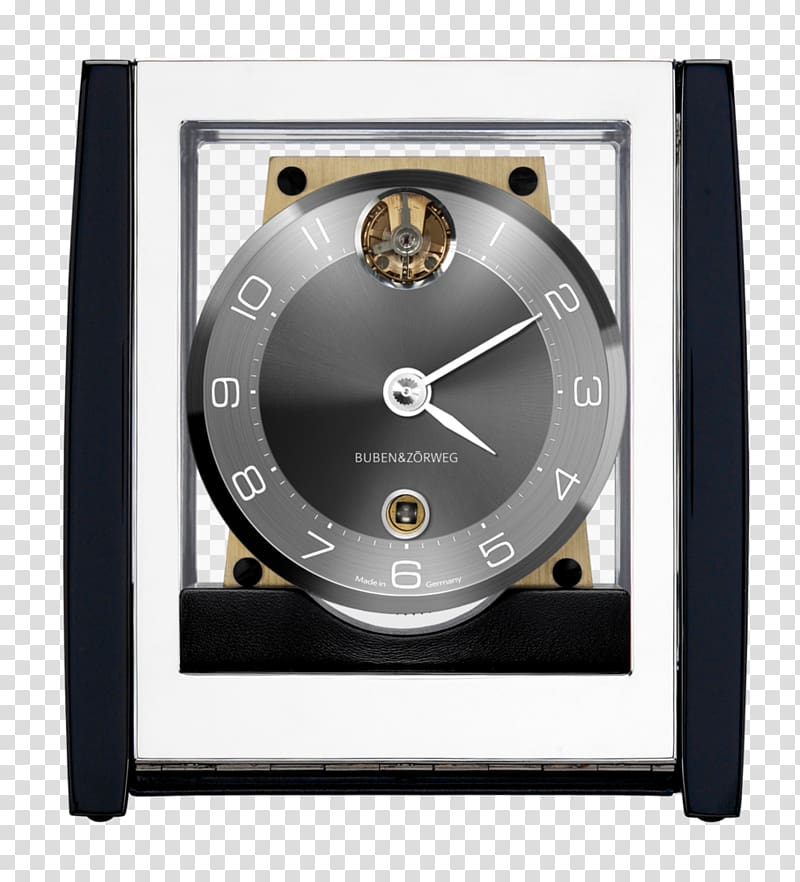 Alarm Clocks BUBEN&ZORWEG Movement Quartz clock, Metalcoated Crystal transparent background PNG clipart
