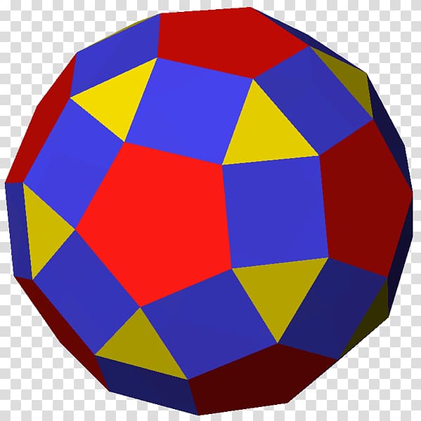 Polyhedron Mathematics Geometry Rhombicosidodecahedron Archimedean solid, Mathematics transparent background PNG clipart