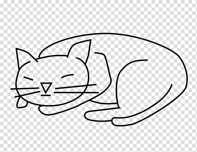 Black cat Kitten , Cat Resting transparent background PNG clipart