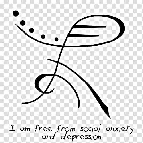 Social anxiety disorder Depression Tattoo, angelic runes and their meanings transparent background PNG clipart