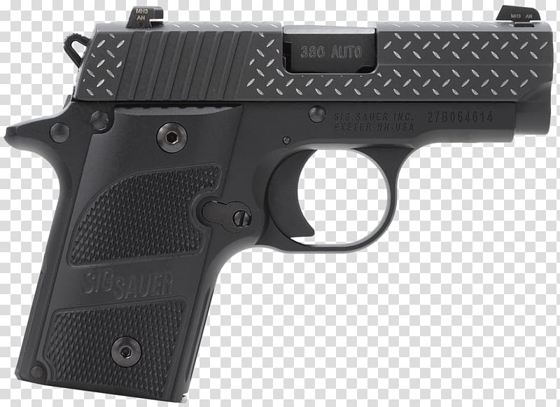 SIG Sauer P238 .380 ACP Firearm Pistol, Sig Sauer transparent background PNG clipart