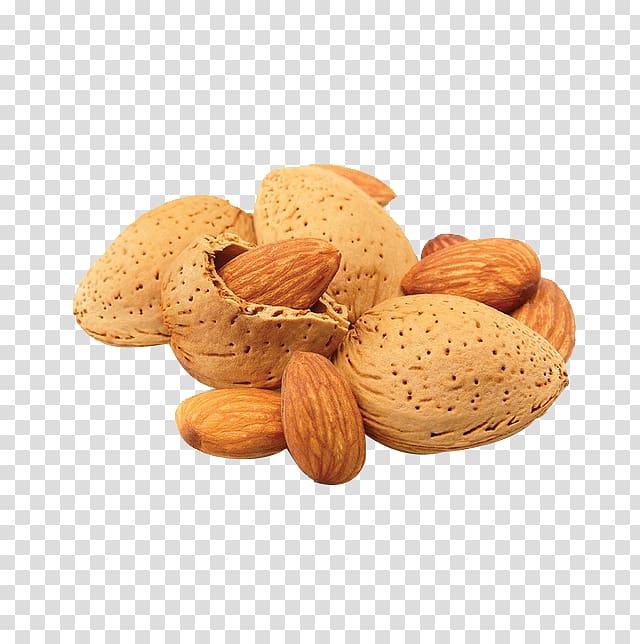 bunch of brown nuts, Almond Roca Milk Nut Almond meal, almond transparent background PNG clipart