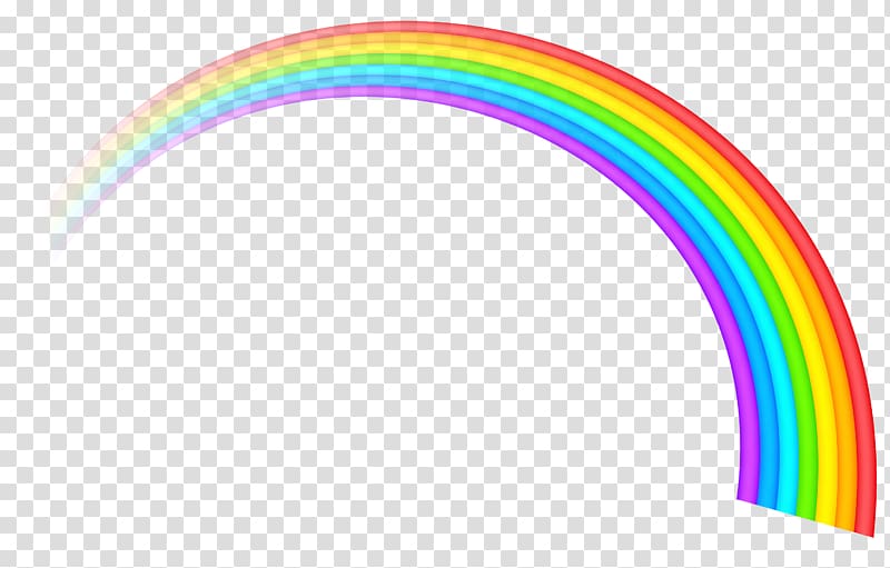 Rainbow ROYGBIV , Pastel Rainbow transparent background PNG clipart
