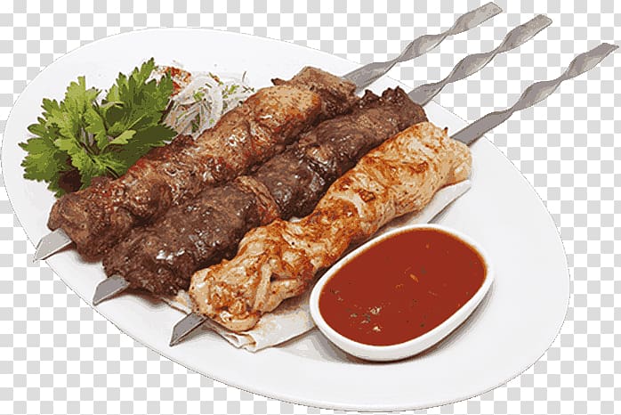 Yakitori Shashlik Kebab Satay Souvlaki, meat transparent background PNG clipart