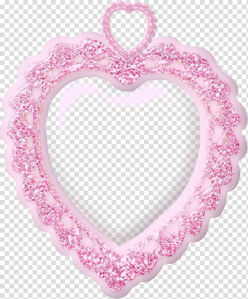 Bokmxe4rke frame , Pretty Pink Heart Frame transparent background PNG clipart