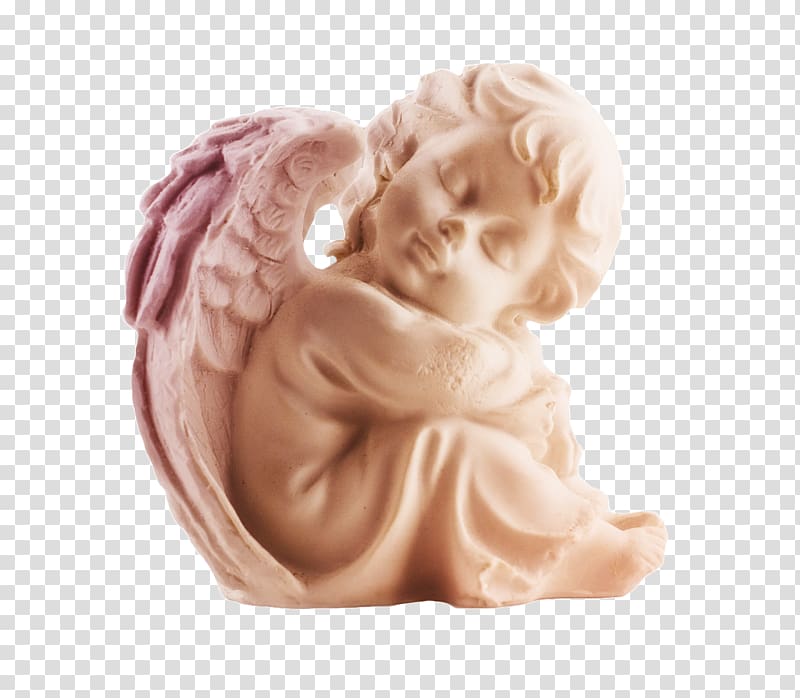 Guardian angel Cherub God Heaven, Angel statue transparent background PNG clipart