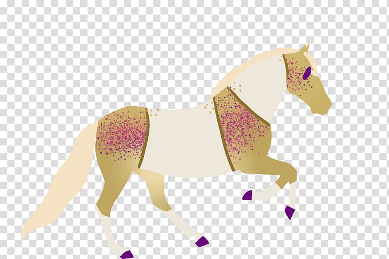 Pony Mustang Stallion Halter Mane, foxtail transparent background PNG clipart