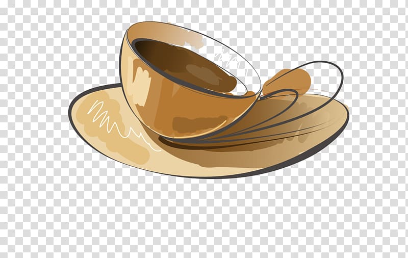 Coffee cup Cafe, Coffee cup material transparent background PNG clipart