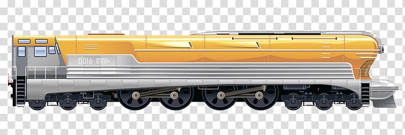 Train Rail transport Steam locomotive, Train element transparent background PNG clipart