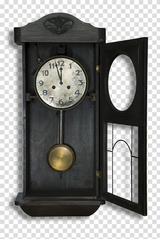 Alarm clock Longcase clock Cuckoo clock, Retro alarm clock transparent background PNG clipart