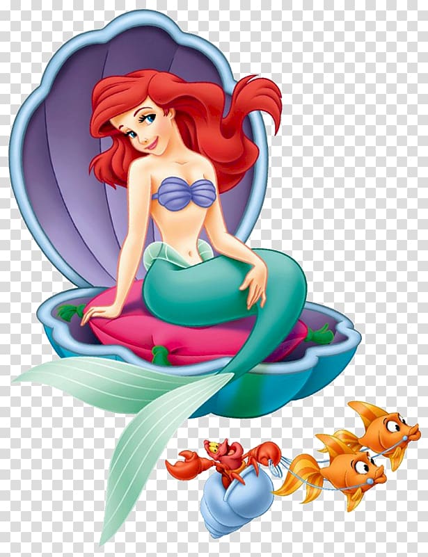 Princess Ariel of Little Mermaid , Ariel Sebastian Attina King Triton, under sea transparent background PNG clipart