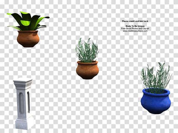 3D modeling, Plant In Pot transparent background PNG clipart