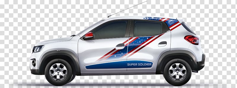 Captain America Renault KWID Iron Man Car, captain america transparent background PNG clipart