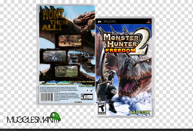 Monster Hunter Freedom 2 PlayStation Portable NBA Live 07 Video game, others transparent background PNG clipart