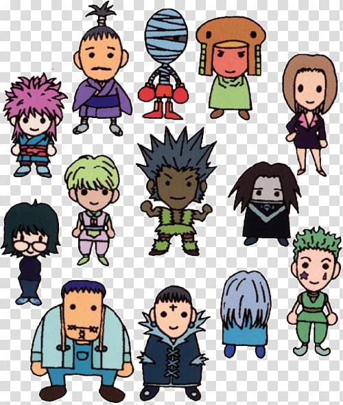 Hunter x Hunter Gon Freecss Kurapika Killua Zoldyck Leorio, manga transparent background PNG clipart