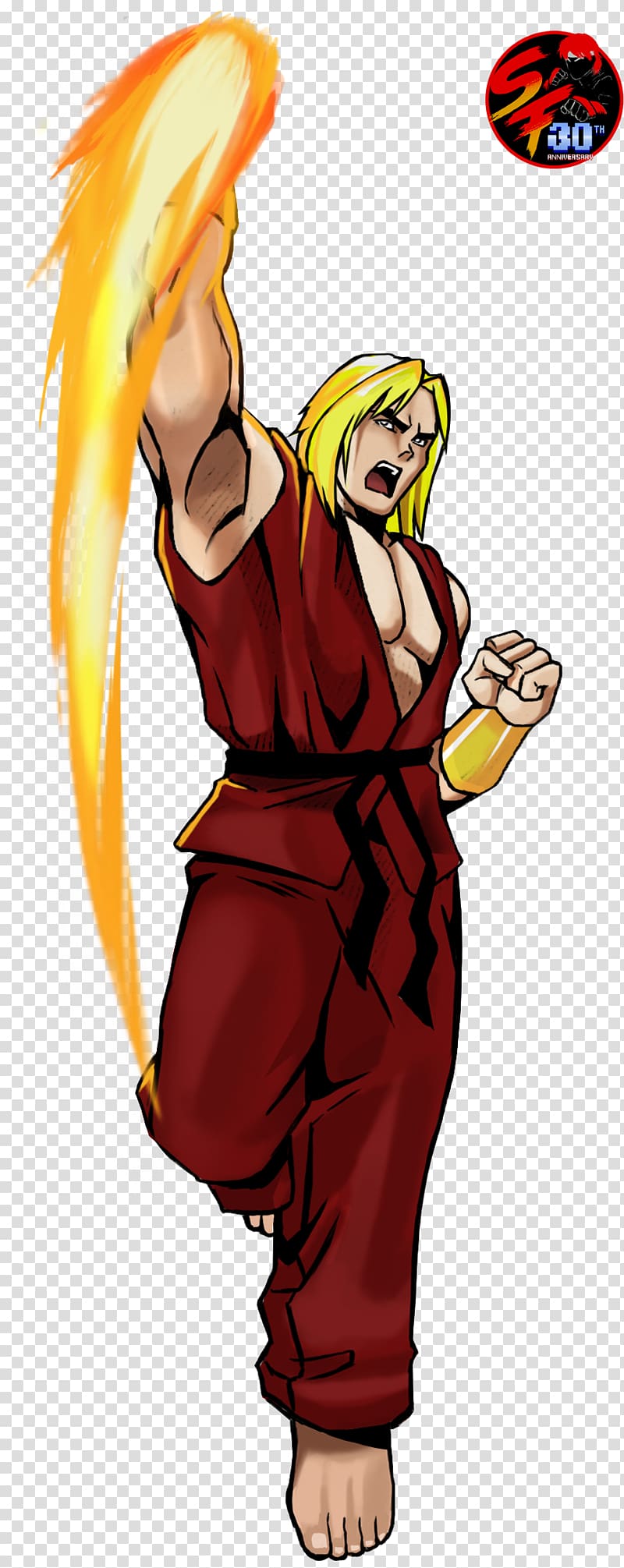 Street Fighter V Capcom vs. SNK: Millennium Fight 2000 Street Fighter Anniversary Collection Ken Masters, ken transparent background PNG clipart