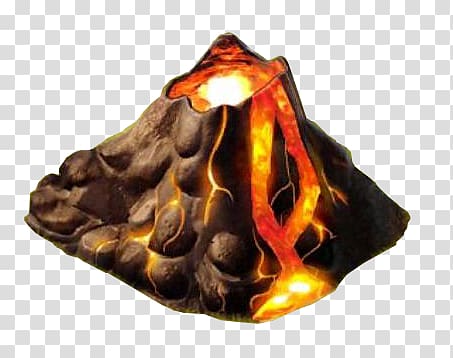 Volcano transparent background PNG clipart