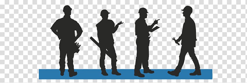 Public Relations Human behavior Social group Homo sapiens Team, construction workers silhouettes transparent background PNG clipart