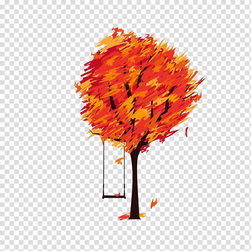 Autumn Illustrator Illustration, Japanese illustration autumn transparent background PNG clipart