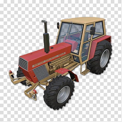 Tractor Farming Simulator 17 Fendt Machine Massey Ferguson, tractor transparent background PNG clipart