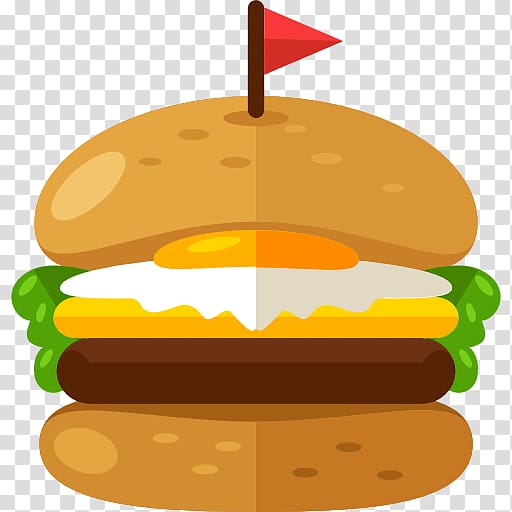 Hamburger Chicken sandwich Steak burger Fast food, A burger transparent background PNG clipart