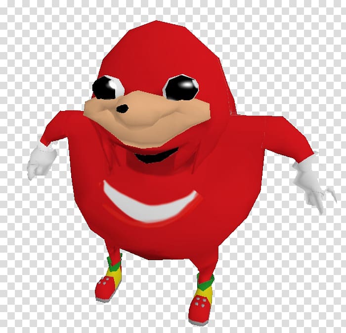 Knuckles the Echidna VRChat Video game Uganda Meme, others transparent background PNG clipart