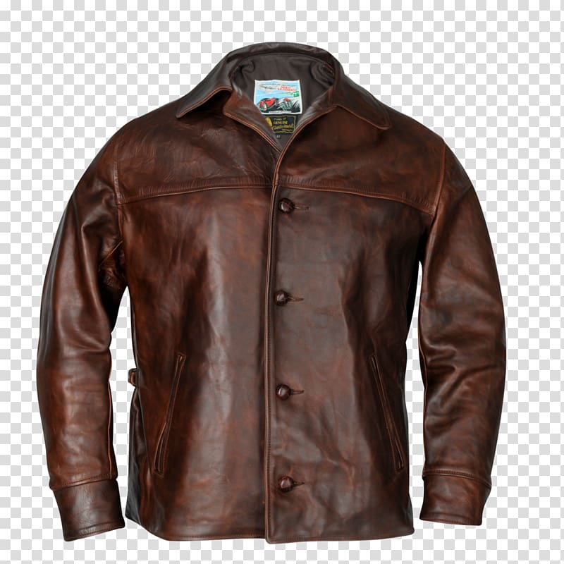 Leather jacket Flight jacket Sheepskin, leather jacket transparent background PNG clipart