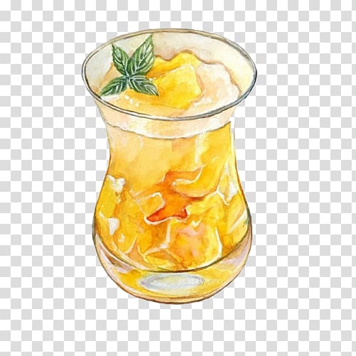 Smoothie Juice Mango pudding u8292u679cu51b0, Pineapple juice transparent background PNG clipart