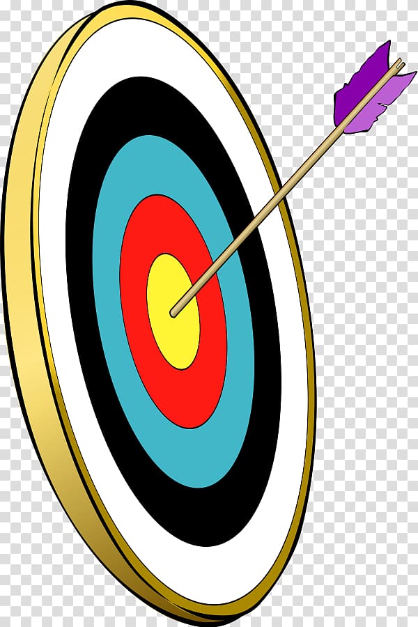 Shooting target Bullseye Arrow Target archery , Gold Medal transparent background PNG clipart