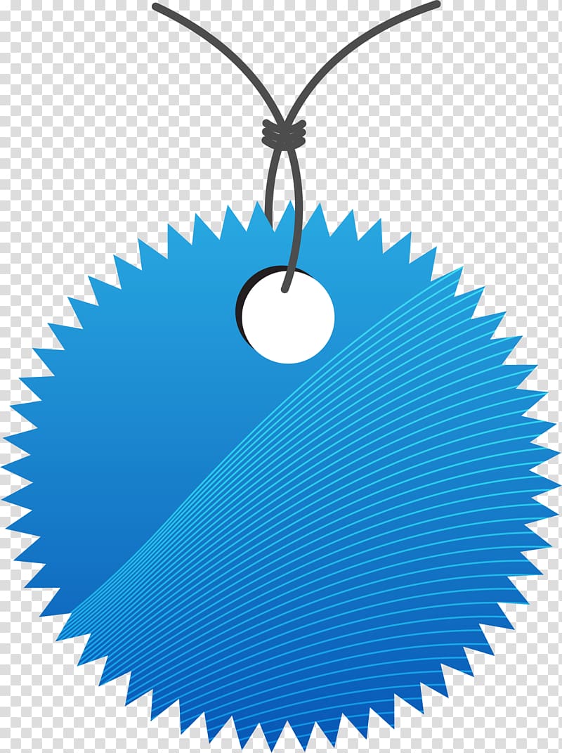 Sales , Blue serrated drop tag transparent background PNG clipart